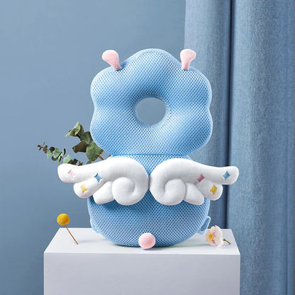 2024 Baby Head Protector Backpack Soft Cartoon Baby Pillows Pad Cushion Head Security Protection Crawl Walk Toddler Headrest