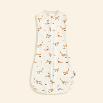 Baby Sleeping Bag Newborn Baby Swaddle Sleeveless Sleep Sack Summer Thin 100% Cotton Soft 2-Ways Zipper Diaper Changing Bag